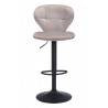 Zuo Modern Salem Barstool in Gray - Front