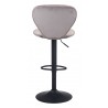 Zuo Modern Salem Barstool in Gray - Back View