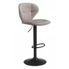 Zuo Modern Salem Barstool in Gray - Angled - Zuo Modern Salem Barstool in Gray - Angled