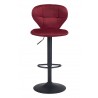 Zuo Modern Salem Barstool in Red - Front