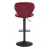 Zuo Modern Salem Barstool in Red - Back View - Zuo Modern Salem Barstool in Red - Back View