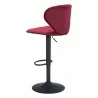 Zuo Modern Salem Barstool in Red - Back Angled - Zuo Modern Salem Barstool in Red - Back Angled
