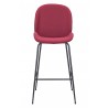 Zuo Modern Miles Barstool in Red - Front