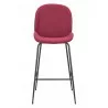 Zuo Modern Miles Barstool in Red - Front - Zuo Modern Miles Barstool in Red - Front