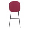 Zuo Modern Miles Barstool in Red - Back View