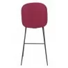 Zuo Modern Miles Barstool in Red - Back View - Zuo Modern Miles Barstool in Red - Back View
