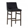 Sunpan Halden Barstool in Vintage Black - Angled View