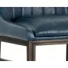 Sunpan Halden Barstool in Vintage Blue - Seat Close-up - Sunpan Halden Barstool in Vintage Blue - Seat Close-up