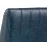 Sunpan Halden Barstool in Vintage Blue - Seat Back Close-up - Sunpan Halden Barstool in Vintage Blue - Seat Back Close-up