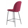 Zuo Modern Miles Counter Stool in Red - Back Angled