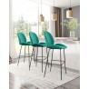 Zuo Modern Miles Barstool in Green - Lifestyle