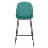 Zuo Modern Miles Barstool in Green - Front - Zuo Modern Miles Barstool in Green - Front