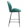 Zuo Modern Miles Counter Stool in Green - Side