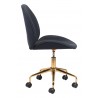 Zuo Modern Miles Office Chair Black - Side