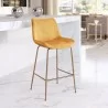Zuo Modern Tony Counter Stool in Yellow and Gold - Lifestyle - Zuo Modern Tony Counter Stool in Yellow and Gold - Lifestyle