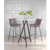 Zuo Modern Byron Barstool in Brown - Lifestyle 2