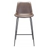 Zuo Modern Byron Barstool in Brown - Front