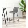 Zuo Modern Byron Barstool in Gray - Lifestyle - Zuo Modern Byron Barstool in Gray - Lifestyle