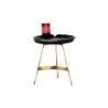 SUNPAN Montoya Side Table, Frontview with Decor