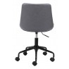 Zuo Modern Byron Office Chair in Grey - Back View