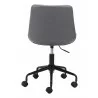 Zuo Modern Byron Office Chair in Grey - Back View - Zuo Modern Byron Office Chair in Grey - Back View