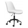 Zuo Modern Byron Office Chair in White - Angled