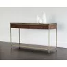Sunpan Stamos Console Table - Gold - Zebra Brown - Lifestyle - Sunpan Stamos Console Table - Gold - Zebra Brown - Lifestyle