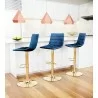 Zuo Modern Prima Barstool Dark Blue and Gold - Lifestyle 2 - Zuo Modern Prima Barstool Dark Blue and Gold - Lifestyle 2