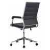 Zuo Modern Liderato Office Chair Black - Back View