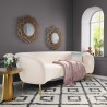 Zuo Modern Luna Sofa in Cream - Lifestyle