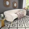 Zuo Modern Luna Sofa in Cream - Lifestyle 2 - Zuo Modern Luna Sofa in Cream - Lifestyle 2