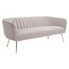 Zuo Modern Deco Sofa in Beige - Angled