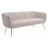 Zuo Modern Deco Sofa in Beige - Angled - Zuo Modern Deco Sofa in Beige - Angled