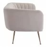 Zuo Modern Deco Sofa in Beige - Side - Zuo Modern Deco Sofa in Beige - Side