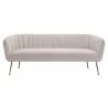 Zuo Modern Deco Sofa in Beige - Front - Zuo Modern Deco Sofa in Beige - Front