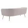 Zuo Modern Deco Sofa in Beige - Back Angled - Zuo Modern Deco Sofa in Beige - Back Angled