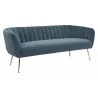 Zuo Modern Deco Sofa in Grey - Angled - Zuo Modern Deco Sofa in Grey - Angled