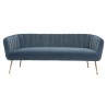 Zuo Modern Deco Sofa in Grey - Front View