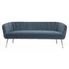 Zuo Modern Deco Sofa in Grey - Front View - Zuo Modern Deco Sofa in Grey - Front View