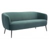 Zuo Modern Karan Sofa in Green - Angled