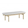 Keith Bench - White - Angled