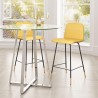 Zuo Modern Var Counter Stool in Yellow - Lifestyle