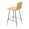 Zuo Modern Var Counter Stool in Yellow - Back Angled