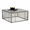 Sunpan Coen Coffee Table - Angled View with Decor - Sunpan Coen Coffee Table - Angled View with Decor