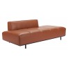Zuo Modern Confection Sofa in Brown - Side Angled View