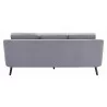 Zuo Modern Divinity Sofa in Gray - Back View - Zuo Modern Divinity Sofa in Gray - Back View