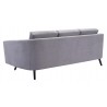 Zuo Modern Divinity Sofa in Gray - Back Angled