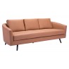 Zuo Modern Divinity Sofa in Brown - Angled