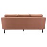 Zuo Modern Divinity Sofa in Brown - Back View