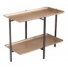 Zuo Modern Benjamin Coffee Table Brass - Angled